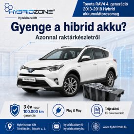 Toyota RAV 4 2013-2018 hibrid akkumulátorcsomag