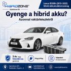 Lexus IS300h (2013-2022) hibrid akkumulátorcsomag